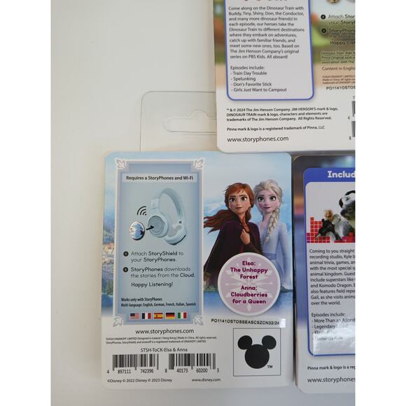 StoryPhones 3 PACK NEW Story Shields Disc Disney Headphones Storytelling SEALED - Picture 7 of 8